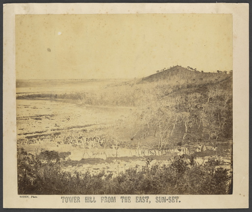 Tower Hill from the east sunset Soden  Joseph Henry 1844 1884 photographer Date 1866 (2)
