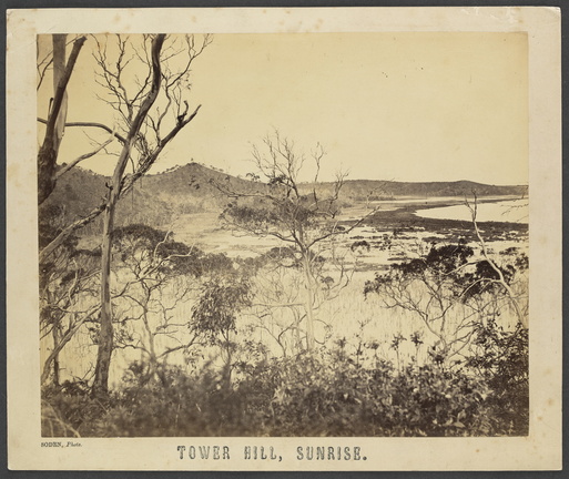 Tower Hill from the east sunset Soden  Joseph Henry 1844 1884 photographer Date 1866